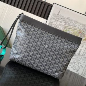 replica goyard conti pouch grey