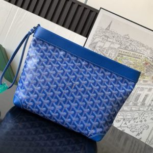 replica goyard conti pouch blue