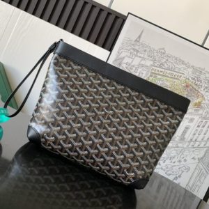 replica goyard conti pouch black