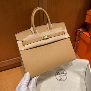 replica hermes birkin epsom marsala brown