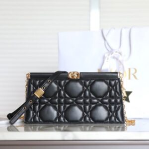 replica dior miss caro noire clutch