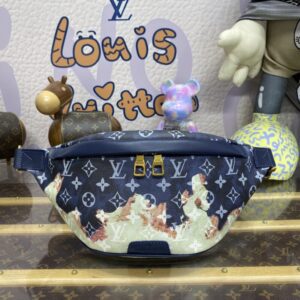 replica louis vuitton bumbag discovery blue fire