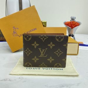 replica louis vuitton multiple wallet brown