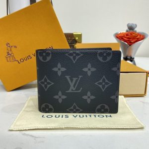 replica louis vuitton multiple wallet black