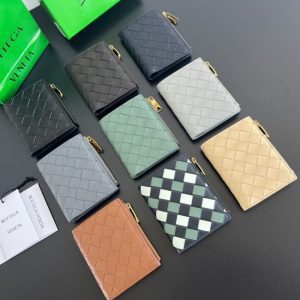 replica bottega veneta bifold zipper wallet
