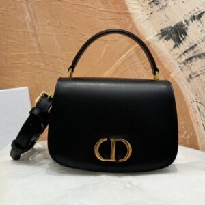 replica dior 30 montaigne avenue top handle black
