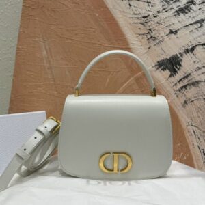 replica dior 30 montaigne avenue top handle white