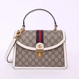 replica gucci ophidia small top handle bag with web