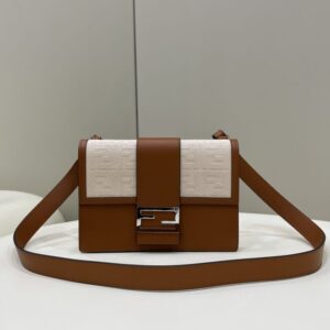 replica fendi baguette pouch brown