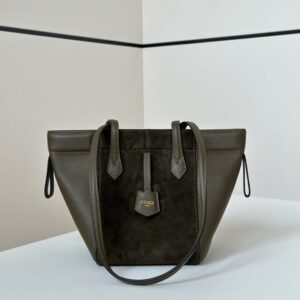 replica fendi origami small dark green