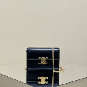 replica celine clutch soir black