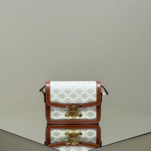 replica celine triomphe mini white
