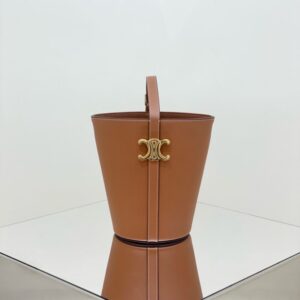 replica celine triomphe bucket bag brown