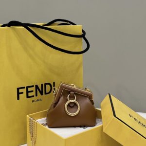 replica fendi first mini brown