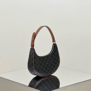 replica celine triomphe moon bag brown