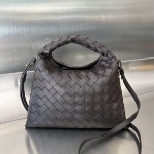 replica bottega veneta hop mini dark brown
