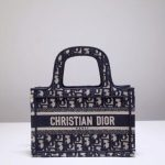 replica dior tote book mini cd black