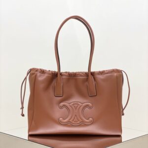 replica celine cubas tote brown