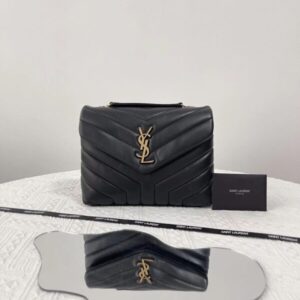 replica ysl loulou small black