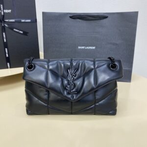 replica ysl loulou all black puffer
