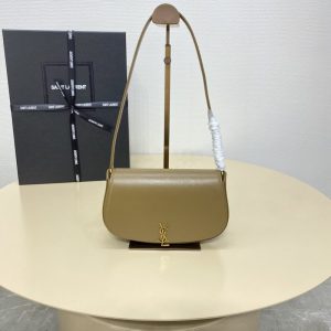 replica ysl voltaire brown
