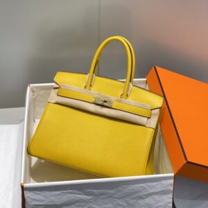 replica hermes birkin amber yellow