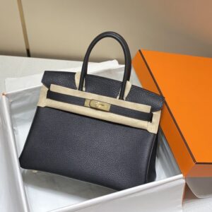 replica hermes birkin black gold