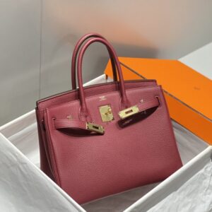 replica hermes birkin bordeaux red