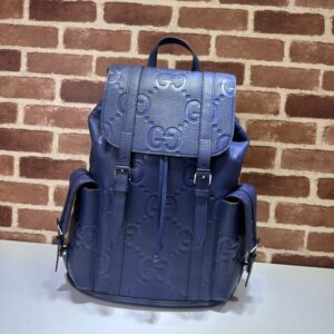 replica gucci medium backpack full blue