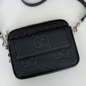 replica gucci jumbo gg crossbody black