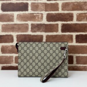 replica gucci gg canvas pouch beige