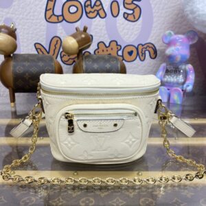 replica louis vuitton bumbag mini white