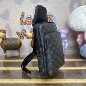 replica louis vuitton avenue slingbag black