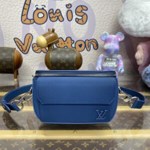 replica louis vuitton pilot wearable wallet blue