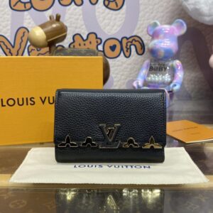 replica loius vuitton capucines compact wallet