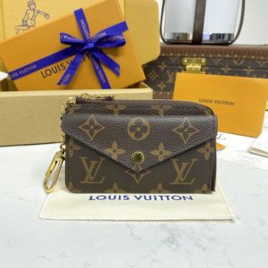 replica louis vuitton card holder recto verso brown