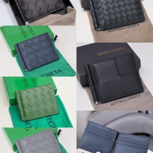 replica bottega veneta money clip holder