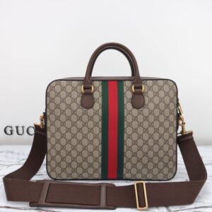 replica gucci briefcase canvas beige