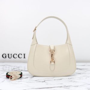 replica gucci g jackie small patent white