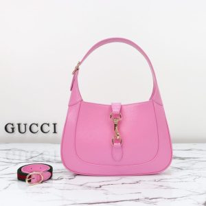 replica gucci g jackie small patent pink