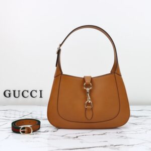 replica gucci g jackie small patent brown