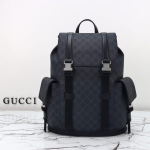 replica gucci gg supreme backpack black