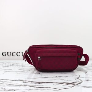 replica gucci small gg belt bag red