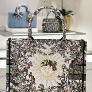 replica dior tote book sunflower autumn