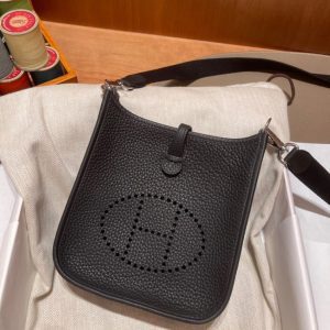 replica hermes evelyne ii tpm black strap