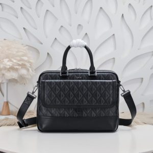 replica dior hit the road briefcase black