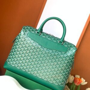 replica goyard cisalpin document case green