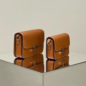 replica celine triomphe mini brown