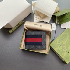 replica gucci double g bifold wallet canvas