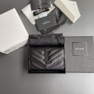 replica yves saint laurent two fold wallet